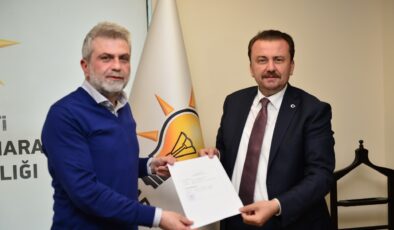 FATİH MET ERKOÇ, AK PARTİ’YE MİLLETVEKİLİ ADAY ADAYLIĞI BAŞVURUSUNU YAPTI