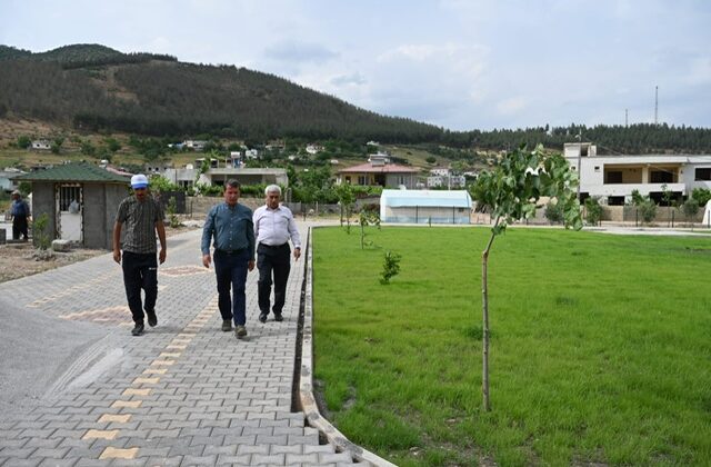 BAŞKAN OKUMUŞ;”HİZMET AŞKIYLA DUR ADAN, YORULMADAN ÇALIŞIYORUZ”