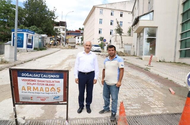 BAŞKAN DOĞAN, ANDIRIN’DAKİ DOĞALGAZ ÇALIŞMALARINI İNCELEDİ