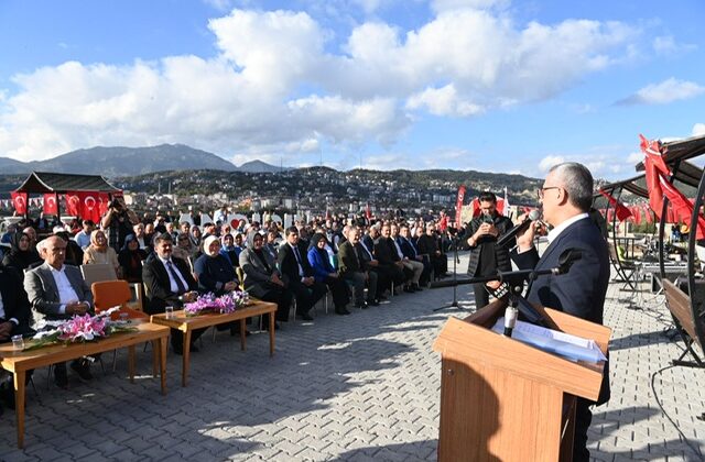 Andırın’daŞehitler Anıtı ve Seyir Terası’nın Açılışı Gerçekleştirildi