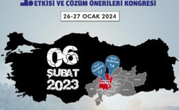 “1. Yılında Kahramanmaraş Merkezli Depremlerin Boyutu, Şehirlere Olan Etkisi ve Çözüm Önerileri” başlıklı kongre düzenlenecek.