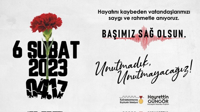 Başkan Güngör; “Depremde Kaybettiğimiz Canlarımıza Allah’tan Rahmet Diliyoruz”