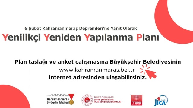 Yenilikçi Yeniden Yapılanma Taslak Planı İçin Anket Başladı