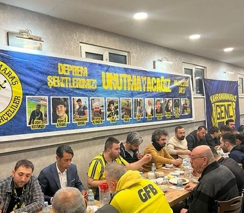 Genç Fenerbahçeliler depremzede ailelerle iftarda buluştu