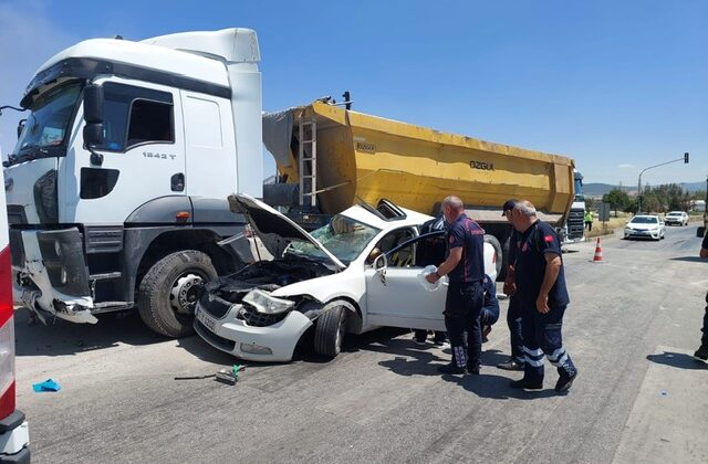 Kahramanmaraş’ta feci kaza: 1 ölü 1 yaralı