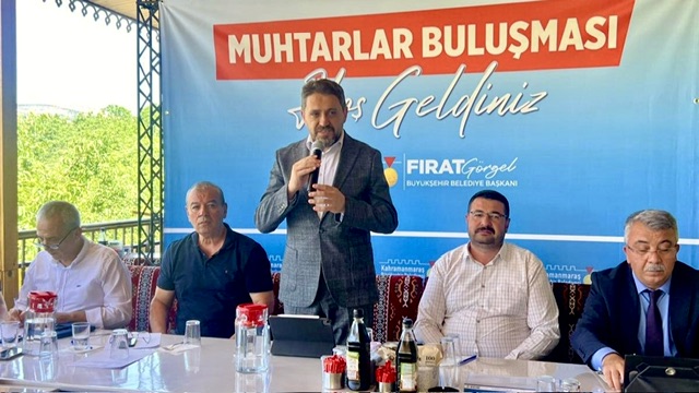 Çağlayancerit ve Türkoğlu’nda Muhtarlarla Toplantı Yapıldı