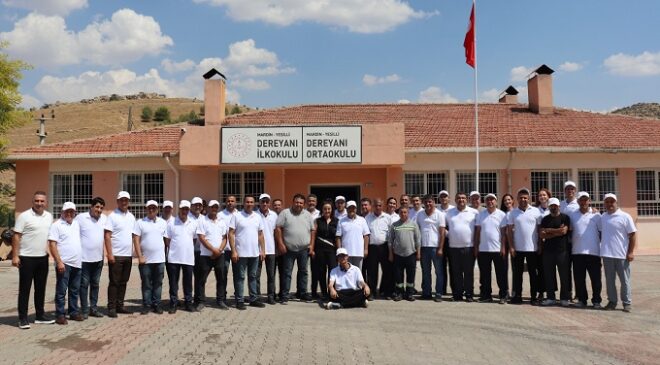 OYAK Çimento’dan Renkli Bir Dokunuş: Renkli Yaka Mardin Yeşilli Dereyanı İlk-Ortaokulu’nu Yeniledi