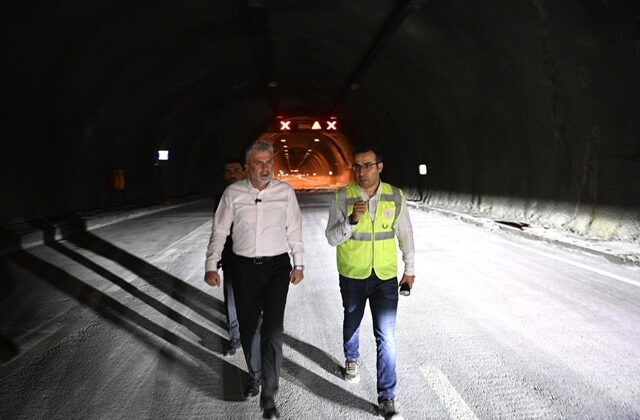 Başkan Görgel, Âşık Mahzuni Şerif Tünellerindeki Çalışmaları İnceledi