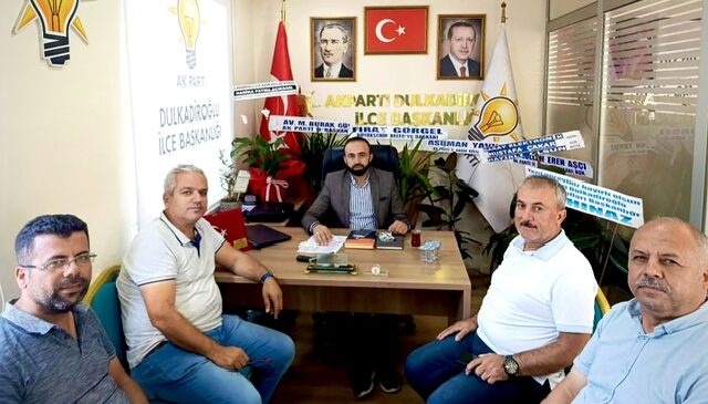 Habernik.com.tr İmtiyaz Sahibi Niyazi Kara ve gazetecilerden AK Parti Dulkadiroğlu İlçe Başkanı Ali Çam’a Ziyaret