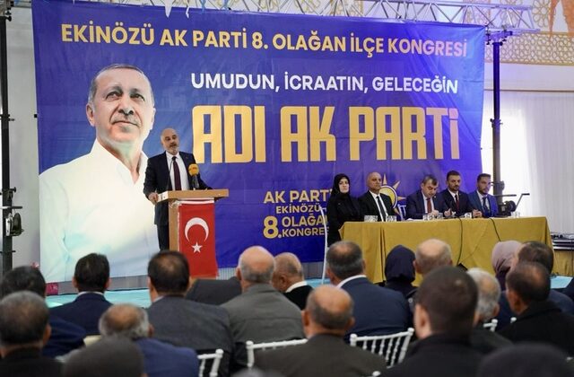 AK Parti Ekinözü 8. Olağan İlçe Kongresi Gerçekleştirildi