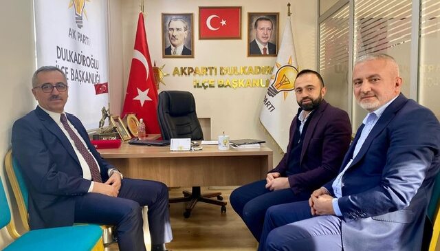 Hayrettin Güngör’den AK Parti Dulkadiroğlu İlçe Başkanı Ali Çam’a Ziyaret