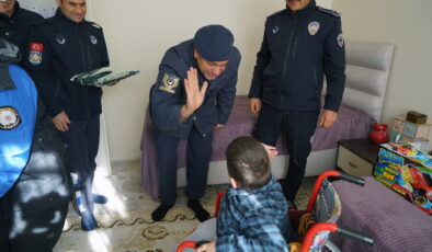 Büyükşehir’in Ziyareti Minik Eymen’inYüzünü Güldürdü