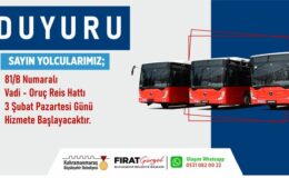 Şehir Merkezinde Yeni Toplu Taşıma Hattı Hizmete Başlıyor