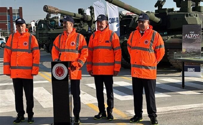 Başkan Görgün ve BMC Yönetim Kurulu Başkanı Tosyalı, ALTAY Ana Muharebe Tankı’nı inceledi