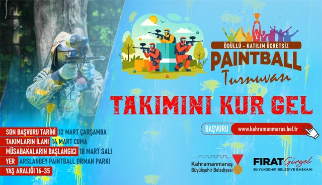 Büyükşehir’in Paintball Turnuvası Gençleri Bekliyor!