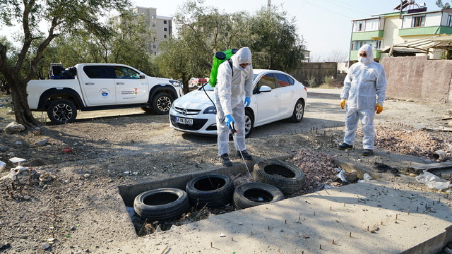 Büyükşehir’den Vektör Zararlılara Kış Baskını