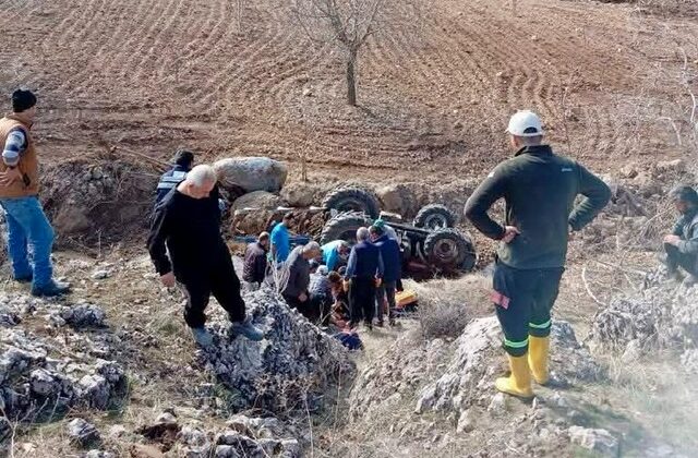 Kahramanmaraş’ta traktör devrilmesi sonucu bir kişi öldü