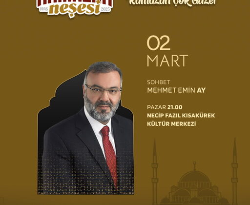 Büyükşehir’in Ramazan Etkinlikleri Mehmet Emin Ay Söyleşisiyle Devam Edecek